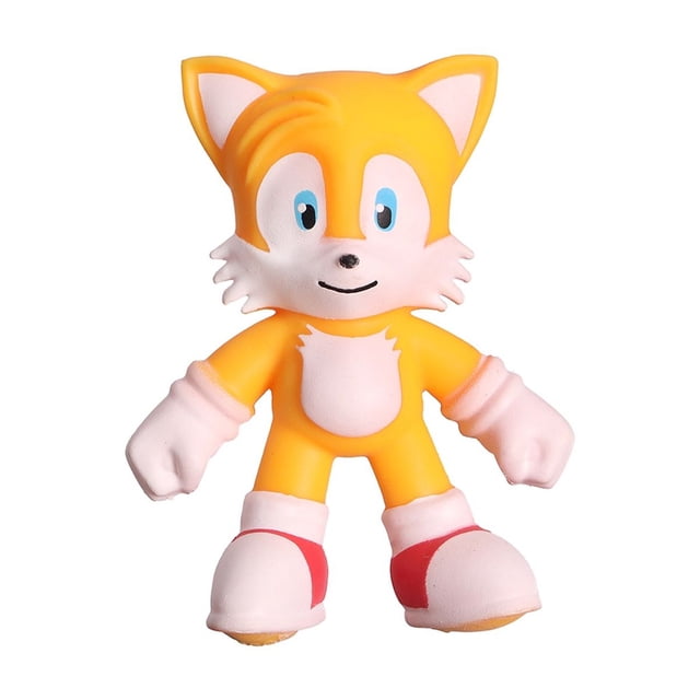 Muñeco flexible Sonic The Headhog, con articulaciones para hacer poses, Tails, para niños, 12 cm de alto. Marca Ruz.