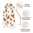 thumbnail image 3 of Shawl Wraps for Women - Brown White Owl Oversized Fall Winter Fashion Blanket Scarf for Women, 3 of 6
