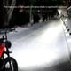 thumbnail image 3 of 2X Faros de Bicicleta Eléctrica 36V 48V Luz de Bocina de Bicicleta Eléctrica Luz de Cabeza de Aleación de Aluminio Impermeable Delantero de Conducción, 3 of 9