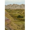 thumbnail image 2 of Illg, Cathy and Gordon 13x18 Black Ornate Wood Framed with Double Matting Museum Art Print Titled - South Dakota, Badlands NP Wilderness landscape, 2 of 4
