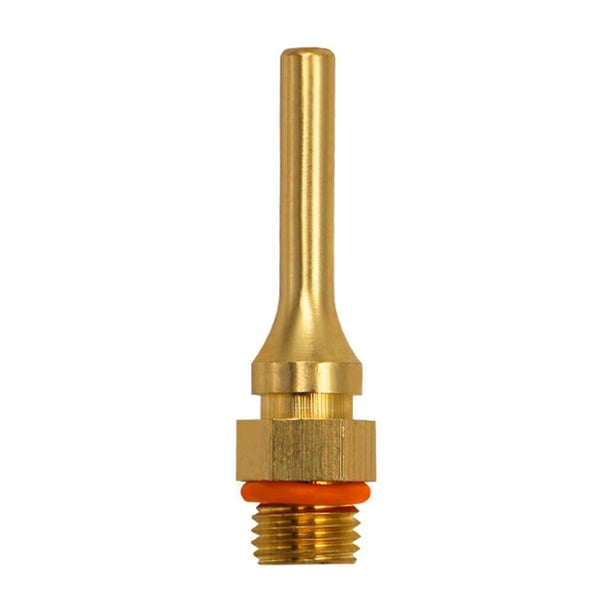 Boquilla duradera para máquina de pegamento caliente Punta para máquina de pegamento termofusible Boquilla de cobre Suministros 3 mm x 50 mm