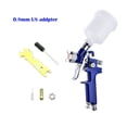 thumbnail image 1 of H2000 HVLP Mini Gravity Feed Spray Paint Gun, 125cc Cup Capacity ,Unique Blowing, 1 of 7