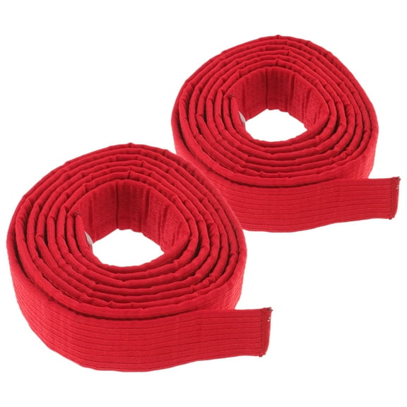 unbranded 1 Pair Martial Arts Belt Great For Taekwondo Classes And Karate Practice Sessions Strong Belt For Learning And Practicing Red