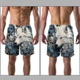 thumbnail image 3 of luoweisi Men's Beach Shorts Quick Dry Swim Trunks with Mesh Lining Wolf XL, 3 of 5