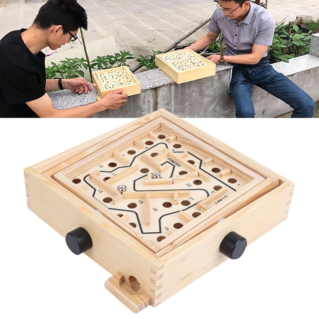 Jeux de Table Interactifs, Jouet Labyrinthe à Main, Plateau Labyrinthe, Jeu Cérébral, pour Enfants et Adultes, Labyrinthe Interactif S