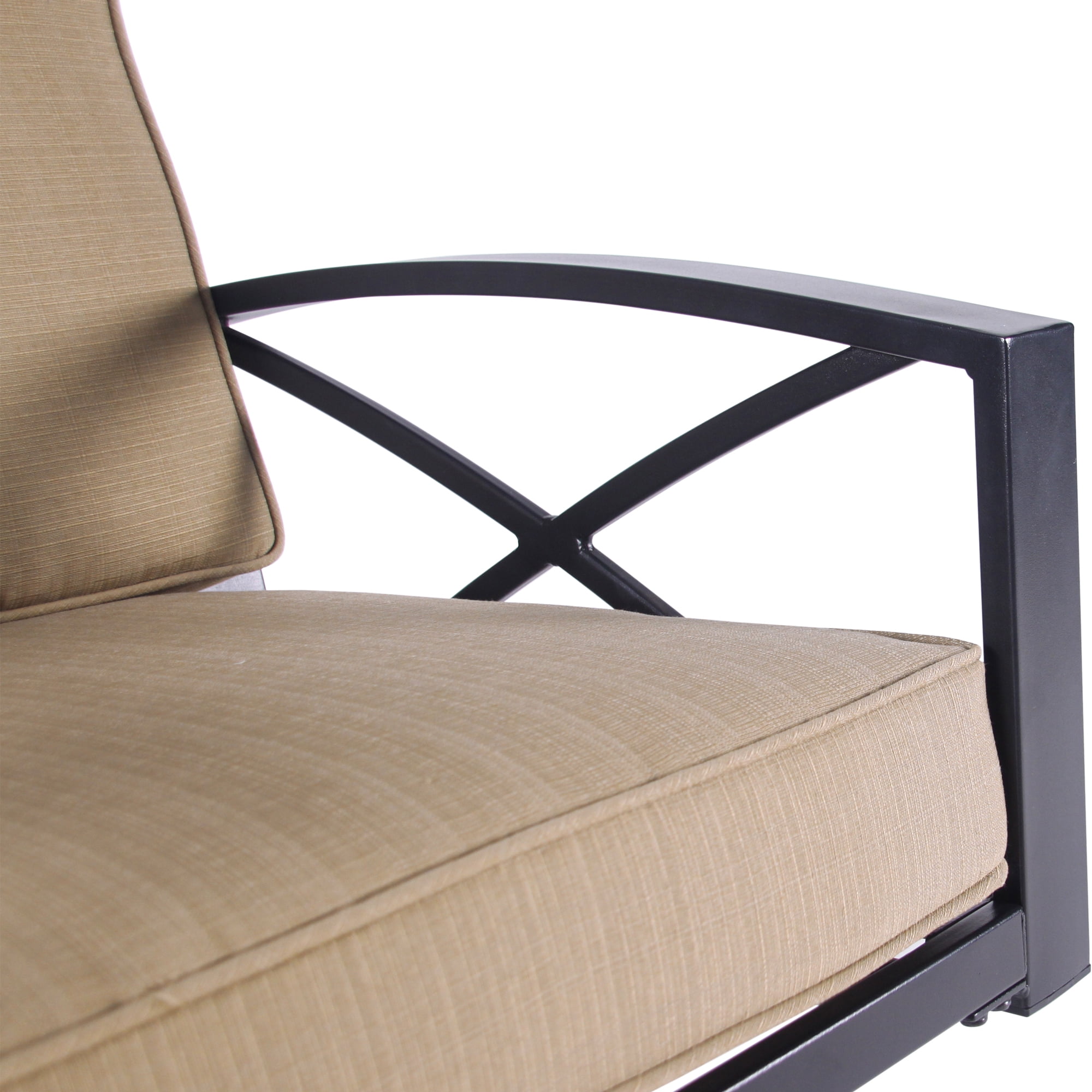 Aimee Lii 2 Pieces Outdoor Swivel Chairs, Patio Chair Rocker with Cushion for Garden, Backyard, Poolside, Bistro and Deck