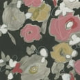 thumbnail image 2 of Vess, June Erica 12x12 Black Ornate Wood Framed with Double Matting Museum Art Print Titled - Impulse Floral I, 2 of 4