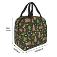 thumbnail image 2 of Rocae Funny Sloths In The Forest for Insulated Lunch Bag for Women Men,Large Lunch Box for Work School Picnic Hiking Daytrip, 2 of 5