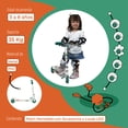 thumbnail image 3 of Patin Del Diablo Infantil Plegable y Ajustable con 3 Ruedas Y Luz Led Para Niñas y Niños, 3 of 9