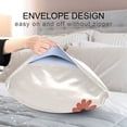 thumbnail image 4 of Yayeee Pillowcase Standard Size Set of 2 Satin Wrinkle Resistant Pillow Case, Black Flowers, 4 of 7