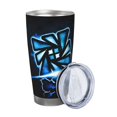thumbnail image 2 of Saiise Geometry Dash Print Tumbler 20 Oz Stainless Steel Vacuum Insulated with Straw Coffee Cup for Home,Office,Outdoor Works Great for Ice Drinks and Hot Beverage, 2 of 8