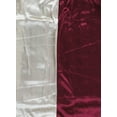 thumbnail image 5 of Elena Luxury Jacquard Curtain Panel with Attached Waterfall Valance & Scarf 54 by 84-Inch Burgundy, 5 of 6