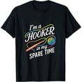 thumbnail image 2 of 100% Cotton I'm a Hooker in My Spare TIME - Funny Crochet Lovers T-Shirt, 2 of 5