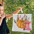 thumbnail image 4 of Coolnut Fall Pumpkins Theme Hand Towels 2 PCS, Ultra Soft and Highly Absorbent, Watercolor Autumn Decorative Fingertip Towel for Home, Bathroom, Kitchen, 28.3"x14.4", 4 of 4