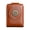 Brown, variant on Retro Lipstick Case with Mirror for Women - Portable Travel Pocket Cosmetic Pouch for 2-3 Lipsticks, PU Leather Organizer