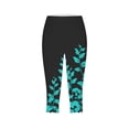 thumbnail image 4 of SBYOJLPB Capri Pants for Womens Spring and Summer Fashion Printed Tight Yoga Cropped Leggings Casual Trousers for Seasonal Wear​, 4 of 5