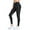 Snake pattern-Black, variant on Women's Faux Leather Leggings Leopard Print Liquid Shine Exercise Yoga Pants