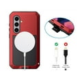 thumbnail image 5 of Gorilla Aluminum Metal Samsung Galaxy S23 Plus Case (Red) Heavy Duty Military Grade Shockproof and Scratch Resistant Protection, Rugged Outdoor Travel, 5 of 5