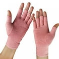 thumbnail image 1 of Gants de Compression Demi-Doigt Légers Respirants Thermiques (Arthrite) Récupération Hivernale, 1 of 9