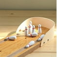 thumbnail image 2 of HSHDLDF RDLK Mini Bowling Game，Mini Wooden Desktop Bowling Game Kids Adults (Solid Wood), 2 of 7