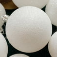 thumbnail image 4 of Christmas Ball Ornaments, 6pc Set White Christmas Tree Ornament Xmas Trees Wedding Party Decorations, 4 of 5