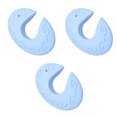 thumbnail image 4 of Miangastore Door Deadbolt Fixation 3Pcs Sky-Blue Silicone 4X2.8In, 4 of 9