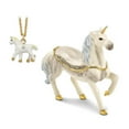 thumbnail image 7 of Bejewel Pewter Multi Color Finish SUNNY Enchanted Unicorn Trinket Box, 7 of 7