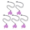 thumbnail image 1 of 5 collares para masticar de silicona de grado alimenticio, colgante para masticar para niños pequeños, color morado mediano, 1 of 14