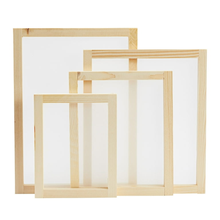 Silk Screen Printing Frame, Mesh Silk Screen Printing, Wooden Frame Mesh