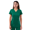 Hunter Green, variant on Adar Pro Scrubs For Women - Sweetheart V-Neck Scrub Top