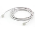 thumbnail image 4 of 50 FT White RJ11 Modular Telephone Extension Cord with High Flexibility, 4 of 5