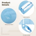 thumbnail image 3 of 4PCS Wet Bags Set, Double Zipper Waterproof Nappy Bag, 11.8" x 15.7", Swim Wet Bags with Handle, Reusable Wet Dry Bags for Cloth Nappies, Travel, 3 of 5
