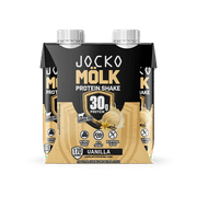 Jocko Fuel Protein Shake, Vanilla, 11oz, 4 Count, 30g Protein