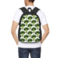 thumbnail image 5 of Balery Cute Broccoli Backpack for Men and Women - Durable 600D Oxford Cloth -Large Capacity, Water-Resistant School, Travel, and Hiking Bag, 5 of 7