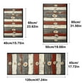 thumbnail image 3 of YIMEIS Summer Daisy Fence Machine Washable Non-Slip Rubberback Indoor Runner Rug/Area Rug for Kitchen, Hallway, Kitchen, Entryway, Bathroom, 1 Piece - 16''*24'', 3 of 10