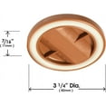 thumbnail image 5 of Slipstick CB840 3-1/4" Large Caster Cup Gripper, Ideal for Bed Rollers, Caramel, Set of 4, 5 of 6