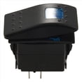 thumbnail image 2 of 5X 12V 20 Amp Waterproof Blue LED On/Off Boat Marine SPST 3P Rocker Switch with Light, 2 of 9