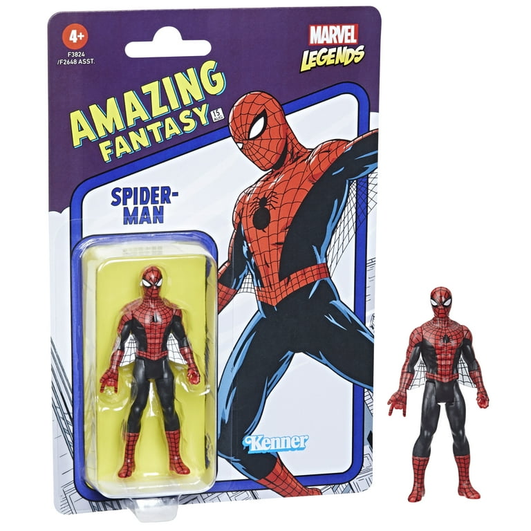Marvel Legends Retro Amazing Fantasy Spider-Man Figure Kenner 3.75