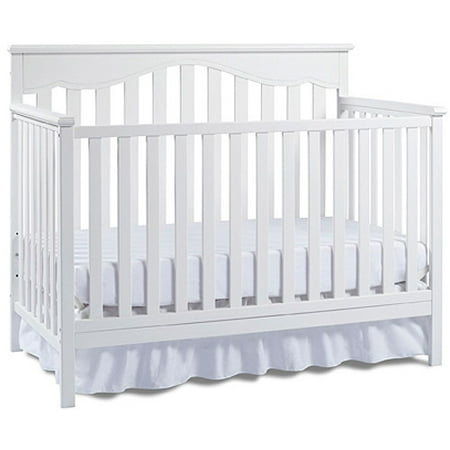 Fisher Price Ayden 4 In 1 Fixed Side Convertible Crib White
