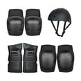 thumbnail image 3 of Equipo de protección para niños Zulema 7 piezas casco de bicicleta y juego de almohadillas para Patines, 3 of 8
