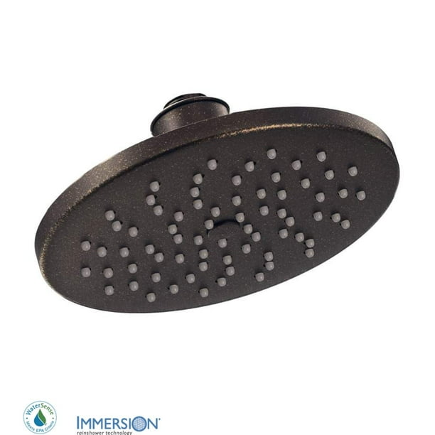 Moen Oil Rubbed Bronze OneFunction 8" Diameter Spray Head EcoPerformance Rainshower Walmart