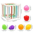 thumbnail image 2 of Elainilye Baby Montessori Toys for 1 Year Old, Colorful Sensory Toys for Toddlers 1-3, Travel Activities Cube Shape Toys, Baby Gifts, Motor Skills Educational Learning Toys, 2 of 7