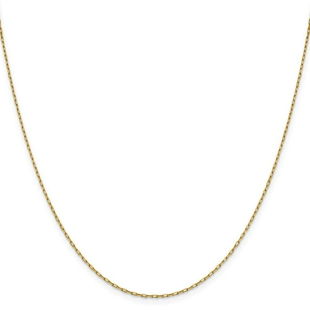 Leslie 14k Yellow Gold 1.35 mm Cable Link Chain
