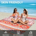 thumbnail image 4 of Manta de playa WIWIGO de 201 x 211 cm, impermeable y resistente a la arena, 4 of 6