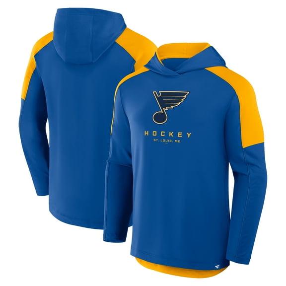 Men's Fanatics Royal St. Louis Blues Meta Game Transitional Pullover Hoodie