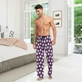 thumbnail image 7 of HPINK-T Mens Sleep Pajama Pants Set Bottoms Cute Scary Halloween Ghost Fleece Lounge Sleepwear PJs S, 7 of 7