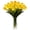 15pcs Yellow, variant on Radiant Romantic Tulip Light, 15pcs LED Artificial Flowers , Real Touch Tulips Faux Bouquet for Home Kitchen Wedding Table Decor