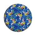 Spare Tire Cover, Sharks Skateboarding With Palm Wheel Cover Tire