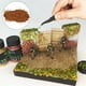 DIY Micro Paysage Laisse Artisanat pour la Décoration de Jardin de Fées Modèle de Chemin de Fer 33ml Orange Ensaché – image 5 sur 8
