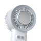 thumbnail image 5 of Mini ventilador portátil elegante, silencioso, ligero, recargable, de mesa, de mano Blanco, 5 of 6